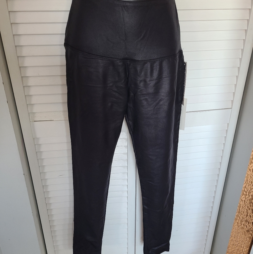 Leather like leggings